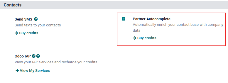 Vista della pagina impostazioni e attivazione della funzionalità in Laundry ERP