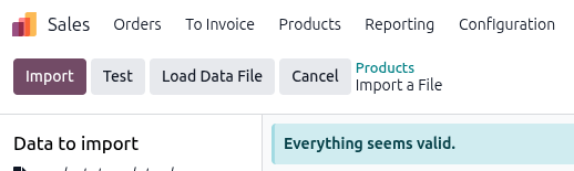 Messaggio tutto sembra valido