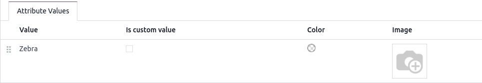 Aggiungere un'immagine del pattern a un attributo