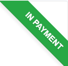 Esempio di banner verde in pagamento
