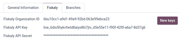 Scheda registrazione Fiskaly