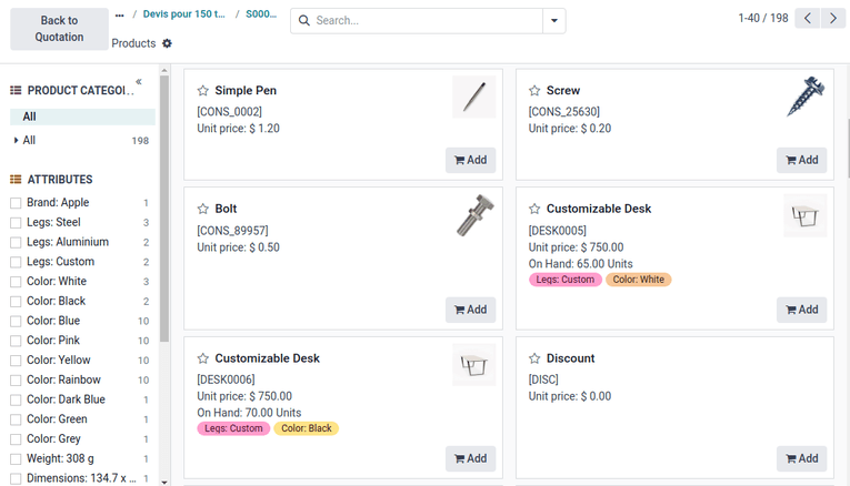 Catalogo servizi