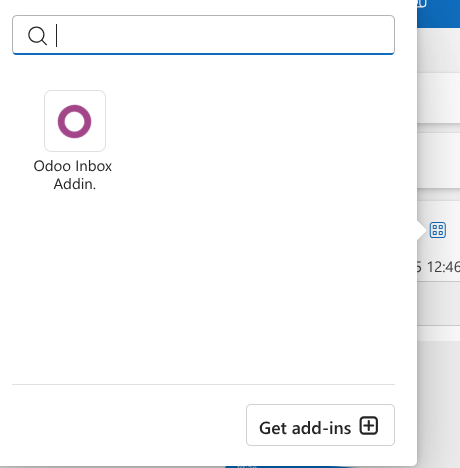 Pulsante del componente aggiuntivo Laundry ERP per Outlook
