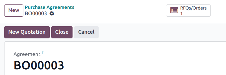 Pulsante smart RdP e Ordini dal modulo ordine quadro