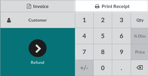 Pulsante stampa scontrino dal backend