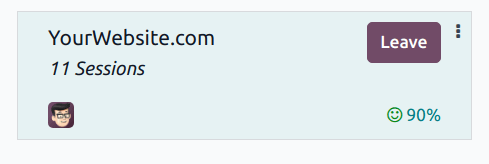 Vista di un modulo canale e l'opzione per unirsi a un canale per Laundry ERP Live Chat